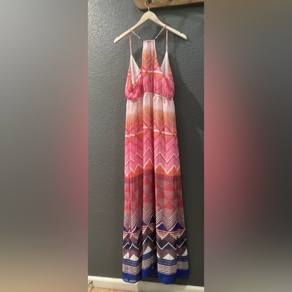 OLD NAVY Multicolor maxi dress, geometric pattern - Picture 7 of 10